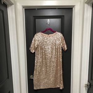 Gold Sequence Dress